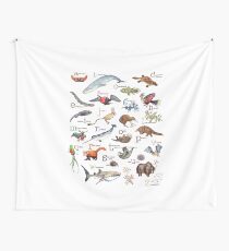 A to Z of Amazing Animals Wall Tapestry