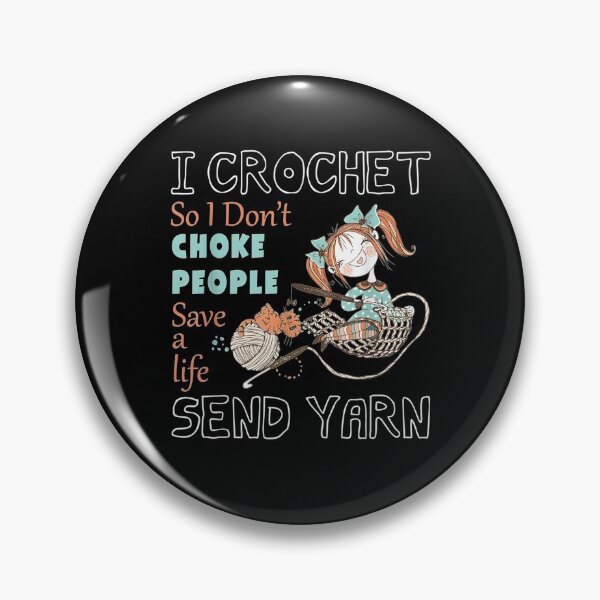 Item preview, Funny Crocheting Crocheter Hook Knitting Quilter I Crochet  designed and sold by anniet33.