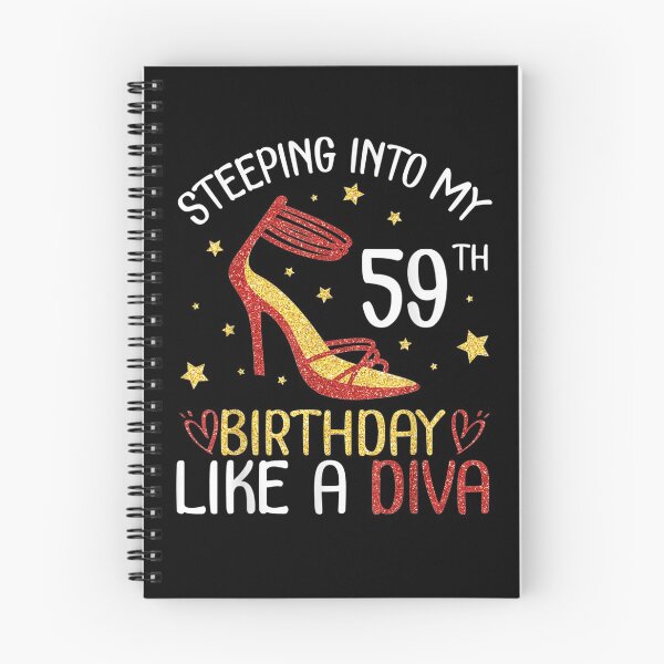 Item preview, Stepping Into My 59th Birthday Like A Diva Happy To Me Mom  designed and sold by anniet33.