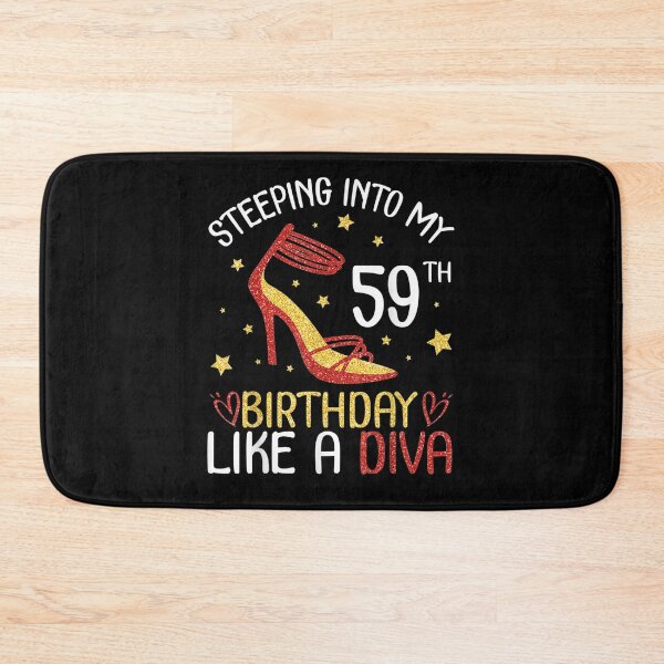 Item preview, Stepping Into My 59th Birthday Like A Diva Happy To Me Mom  designed and sold by anniet33.