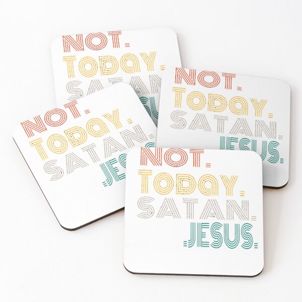 Item preview, Not Today Satan love Jesus designed and sold by loveoceanair.