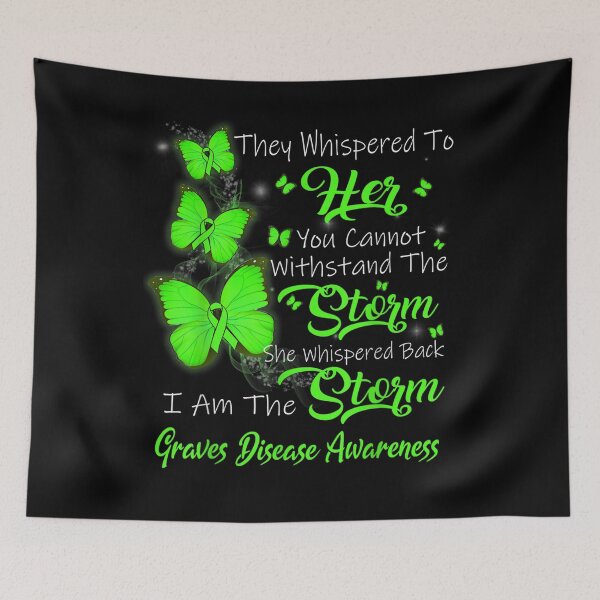 Item preview, I Am The Storm Graves Disease Awareness  designed and sold by maizreo.