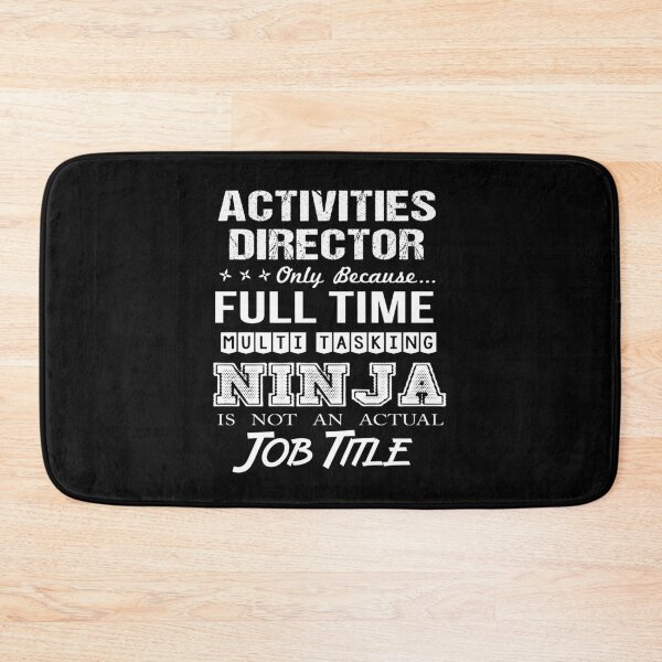 Item preview, Activities Director T Shirt - Multitasking Ninja Job Gift Item Tee designed and sold by zerniakcor.