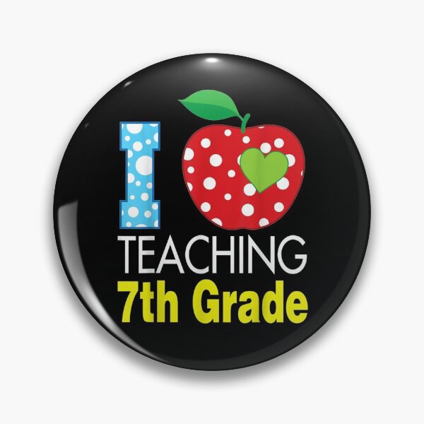 Item preview, I Love Teaching Seventh Grade 7th Teacher Back To School  designed and sold by maizreo.