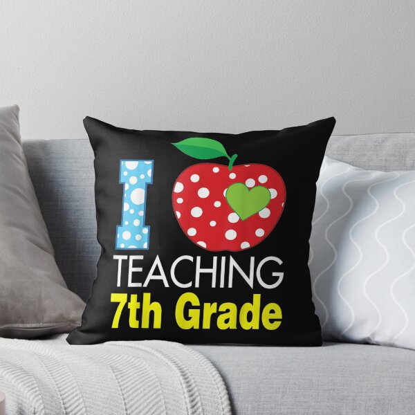 Item preview, I Love Teaching Seventh Grade 7th Teacher Back To School  designed and sold by maizreo.
