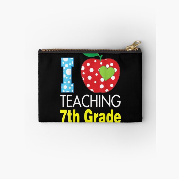 Item preview, I Love Teaching Seventh Grade 7th Teacher Back To School  designed and sold by maizreo.