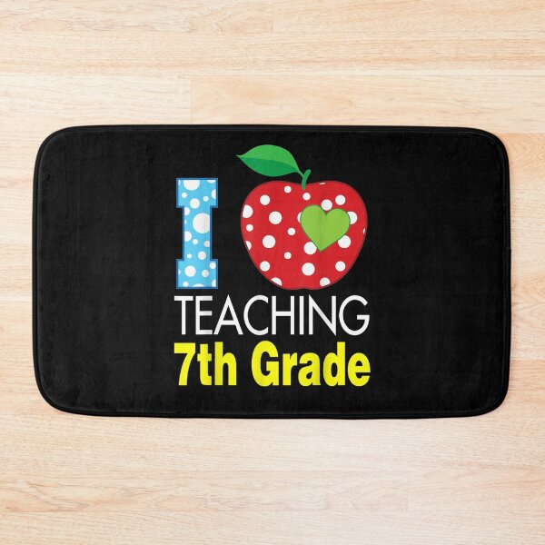 Item preview, I Love Teaching Seventh Grade 7th Teacher Back To School  designed and sold by maizreo.