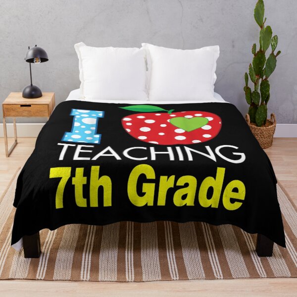 Item preview, I Love Teaching Seventh Grade 7th Teacher Back To School  designed and sold by maizreo.