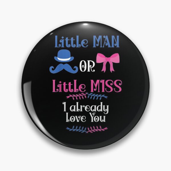 Item preview, Little Man Or Miss I Already Love You Gender Reveal Party  designed and sold by maizreo.