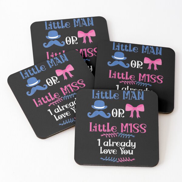 Item preview, Little Man Or Miss I Already Love You Gender Reveal Party  designed and sold by maizreo.