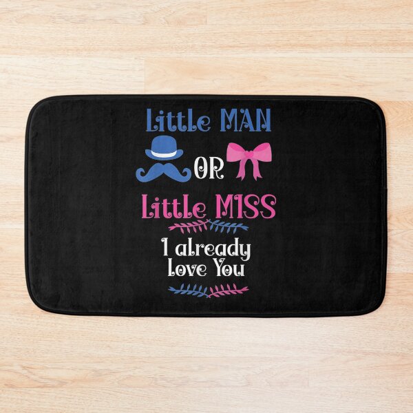 Item preview, Little Man Or Miss I Already Love You Gender Reveal Party  designed and sold by maizreo.