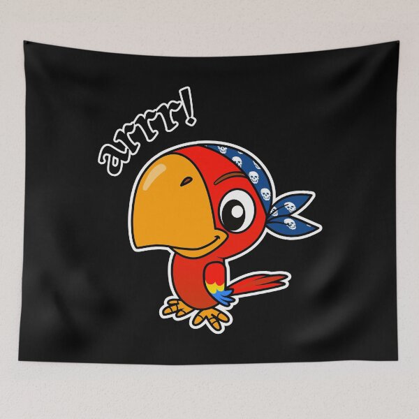 Item preview, "Arrr!" Parrot: talk like a pirate day designed and sold by Happy Puppy Print On Demand.