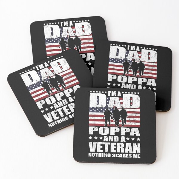 Item preview, Mens I Am A Dad A Poppa And A Veteran Happy Fathers Day  designed and sold by maizreo.