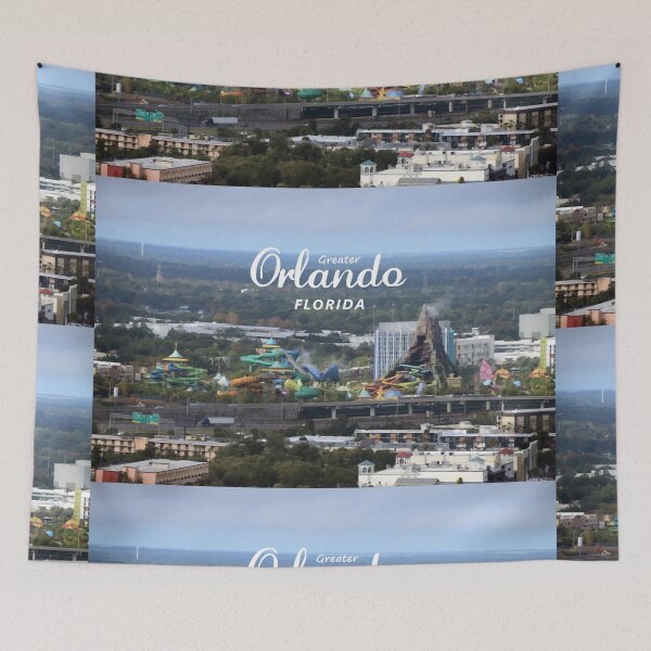 Item preview, Orlando, Florida - Beautiful (Greater) Orlando Skyline - Popular Travel Destination designed and sold by leemcnut.