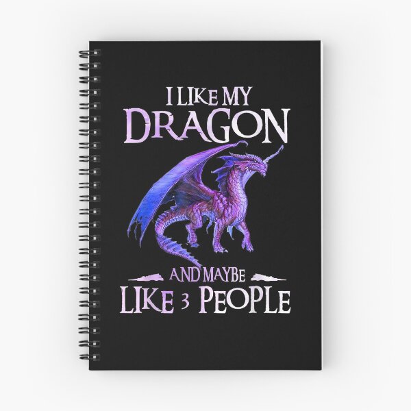 Item preview, Dragon I Like Dragon And Maybe 3 People Funny Dragon Lovers  designed and sold by maizreo.