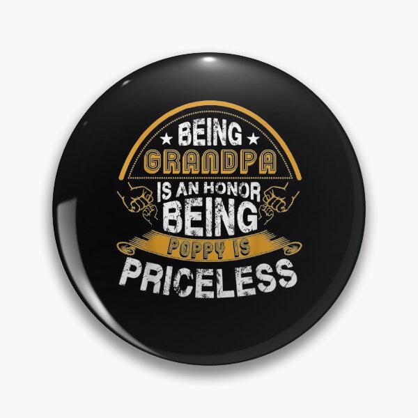 Item preview, Mens Being A Grandpa Is An Honor Being A Poppy Fathers Day  designed and sold by anniet33.