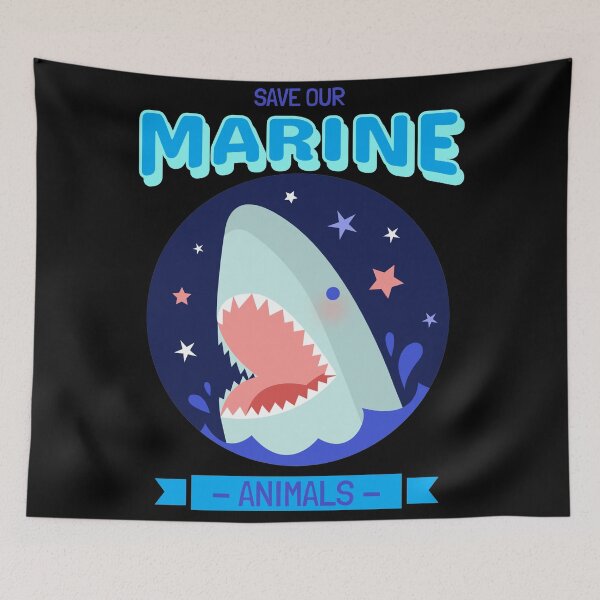 Item preview, Save our Marine Animals #8 Shark designed and sold by Hypnotees.
