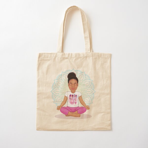 Namaste Yoga Pride Child Cotton Tote Bag