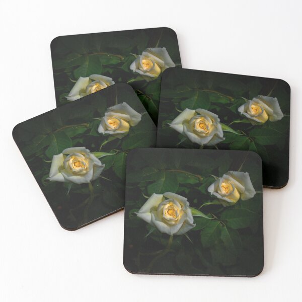 Item preview, Glowing White Roses designed and sold by alabca.