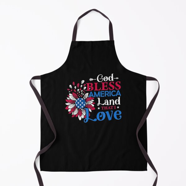 Item preview, God Bless America Land That I Love Sunflower American Flag designed and sold by maizreo.