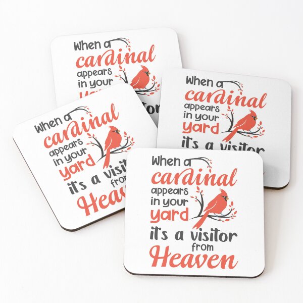 Item preview, When a Cardinal appears in your yard it's a visitor from the heaven designed and sold by OrnamentallyYou.