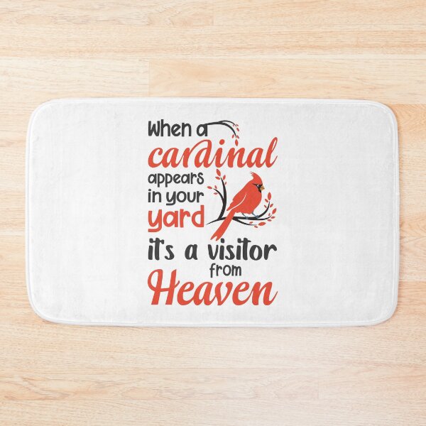 Item preview, When a Cardinal appears in your yard it's a visitor from the heaven designed and sold by OrnamentallyYou.