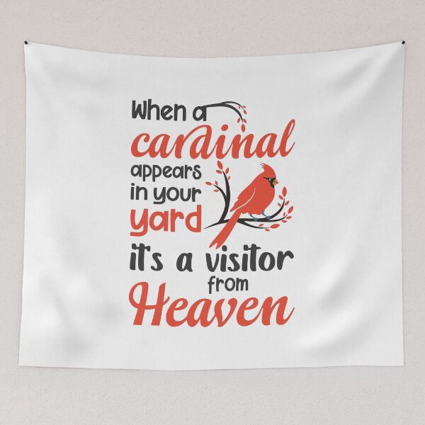 Item preview, When a Cardinal appears in your yard it's a visitor from the heaven designed and sold by OrnamentallyYou.
