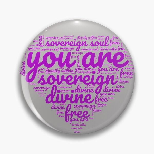 Item preview, You Are Sovereign, Divine, Free,Purple Diamond  Word Cloud Self Love, Self Care designed and sold by TheLomiLoveBus.