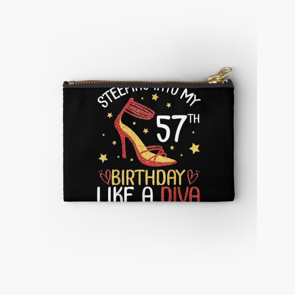 Item preview, Stepping Into My 57th Birthday Like A Diva Happy To Me Mom  designed and sold by maizreo.