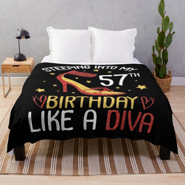 Item preview, Stepping Into My 57th Birthday Like A Diva Happy To Me Mom  designed and sold by maizreo.