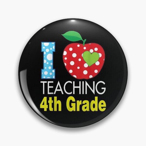 Item preview, I Love Teaching Fourth Grade 4th Teacher Back To School  designed and sold by maizreo.