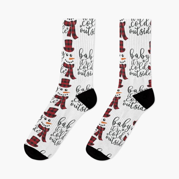 Item preview, baby its cold outside snowman designed and sold by OrnamentallyYou.
