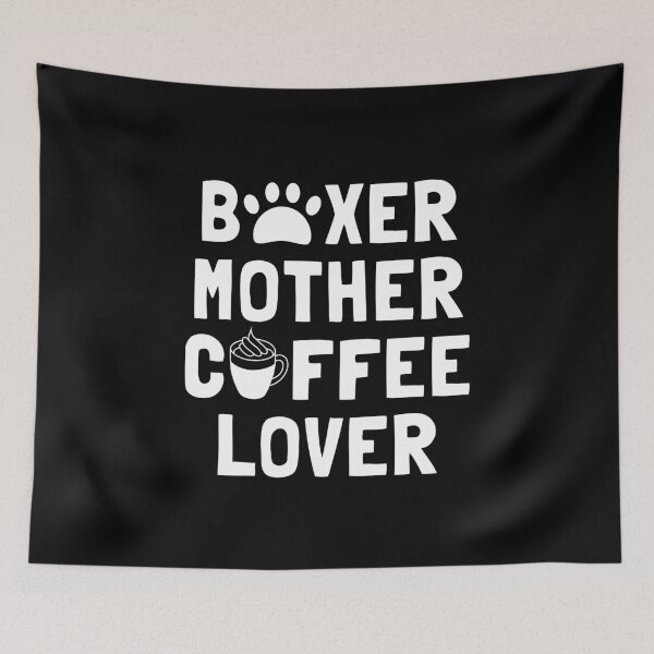 Artikelvorschau, Boxer Mutter Kaffeeliebhaber entworfen und verkauft von manishfzr1995.