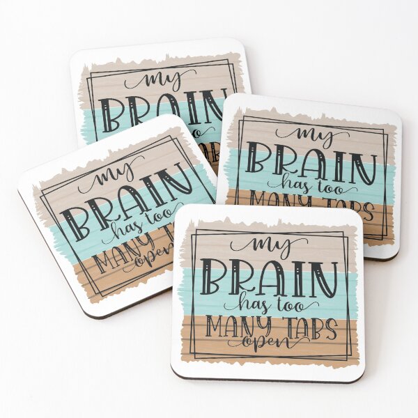 Item preview, My brain has too many tabs open! designed and sold by thepetcellar.