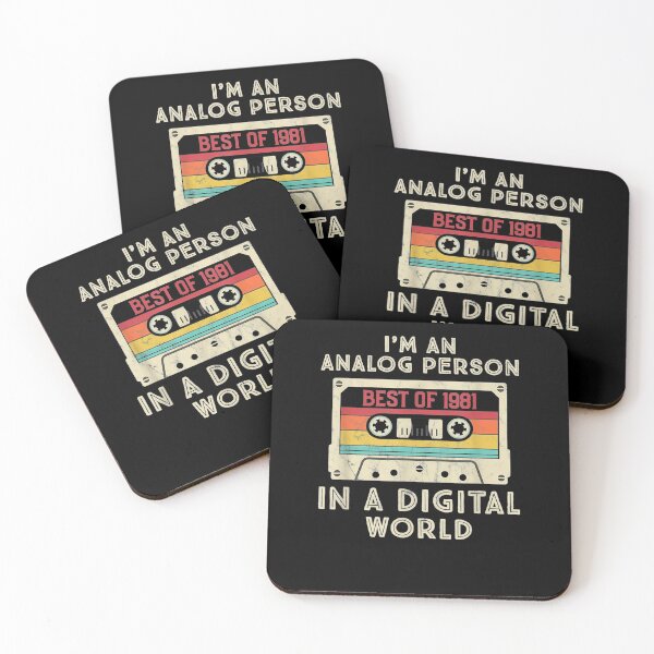Item preview, Analog Person In A Digital World Vintage Cassette  designed and sold by maizreo.