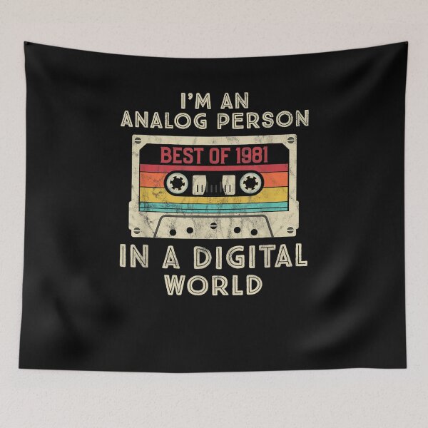 Item preview, Analog Person In A Digital World Vintage Cassette  designed and sold by maizreo.