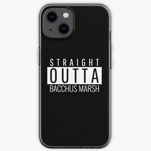 Straight Outta Bacchus Marsh Victoria iPhone Soft Case