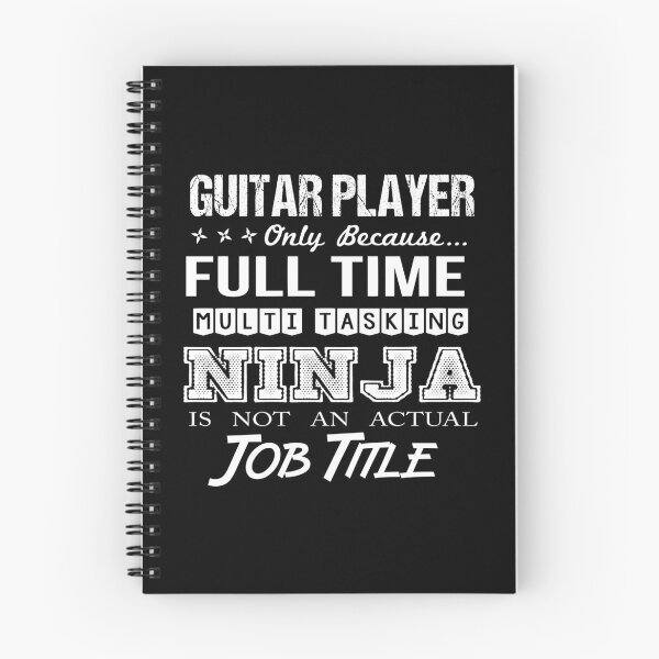 Item preview, Guitar Player T Shirt - Multitasking Ninja Job Gift Item Tee designed and sold by oersjacque.