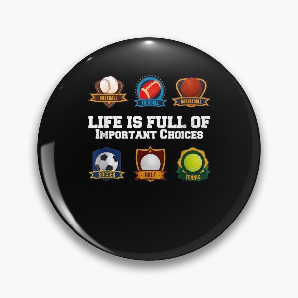 Item preview, Life Is Full Of Very Important Choices Sports Mens Player  designed and sold by maizreo.