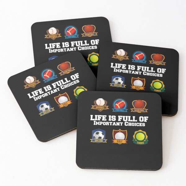 Item preview, Life Is Full Of Very Important Choices Sports Mens Player  designed and sold by maizreo.