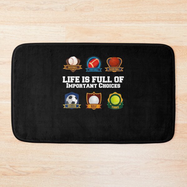 Item preview, Life Is Full Of Very Important Choices Sports Mens Player  designed and sold by maizreo.