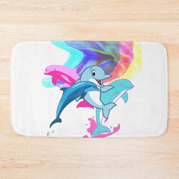Item preview, Wild Colorful Dolphin Pattern designed and sold by CyberVinnie.