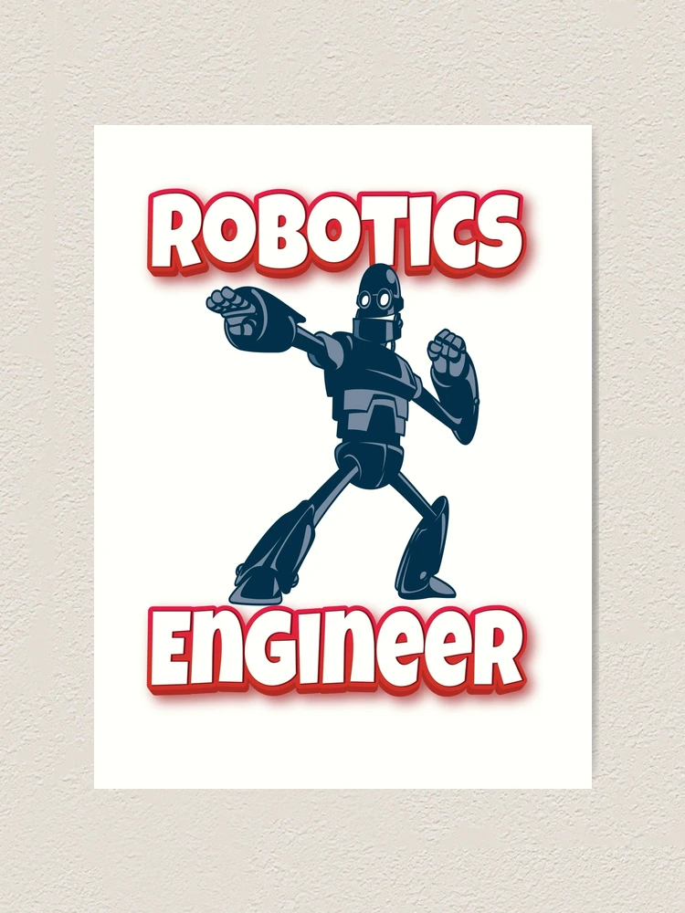 Thumbnail 1 of 3, Art Print, Robotics Engineer designed and sold by ProjectRobotics.