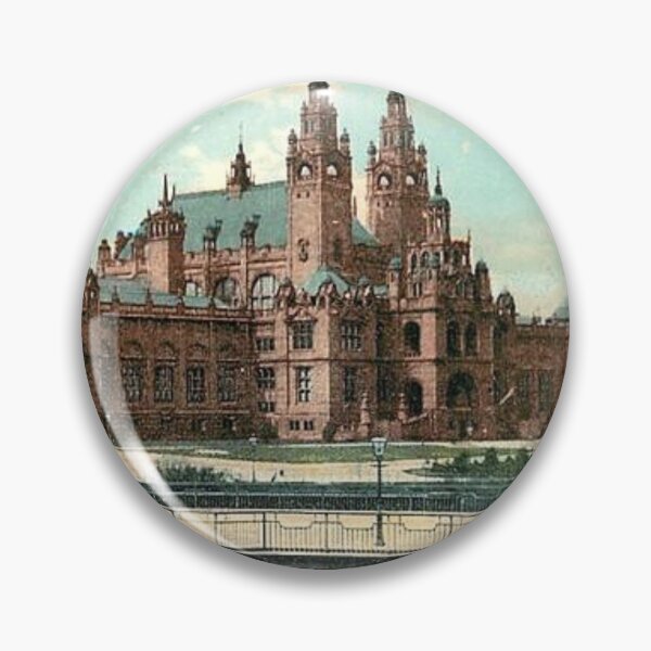 Artikelvorschau, Vintage Illustration der Kelvingrove Art Gallery & Museum, Glasgow entworfen und verkauft von yourscotland.