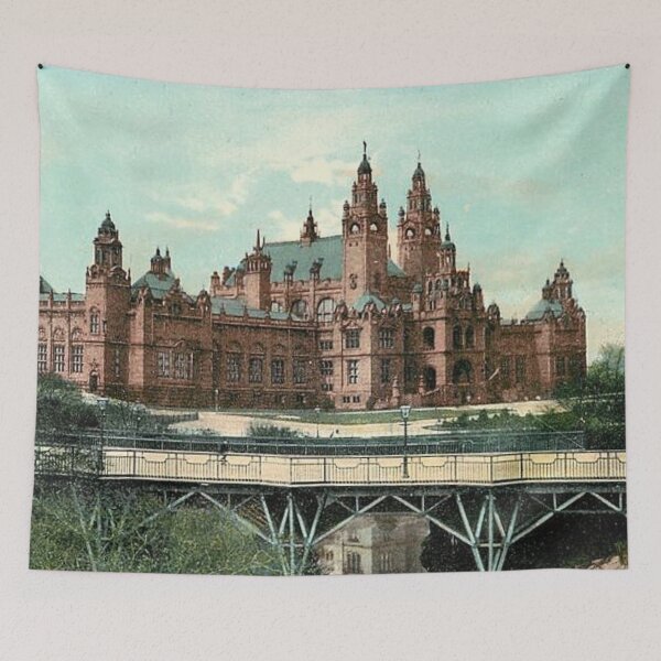 Item preview, Vintage Illustration of Kelvingrove Art Gallery & Museum, Glasgow designed and sold by yourscotland.