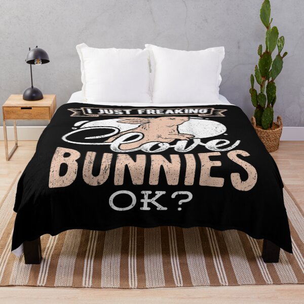 Item preview, I Just Freaking Love Bunnies Ok Cute Bunny  designed and sold by maizreo.