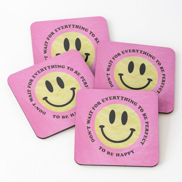 Item preview, Be Happy ,  Don’t Wait For Perfect Moment   designed and sold by asun5.