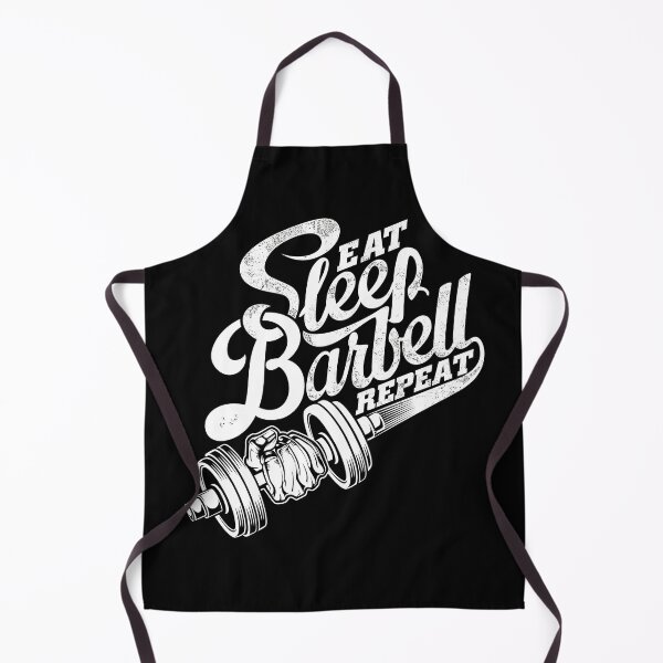 Item preview, Eat, Sleep, Barbell, Repeat Grunge style designed and sold by BarbellPrints.