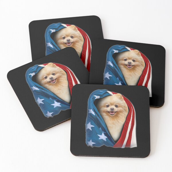 Item preview, July 4th Independence Day American Flag Pomeranian  designed and sold by maizreo.