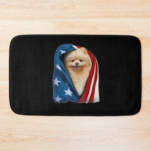 Item preview, July 4th Independence Day American Flag Pomeranian  designed and sold by maizreo.